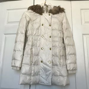 Juicy Couture White Puffer Coat